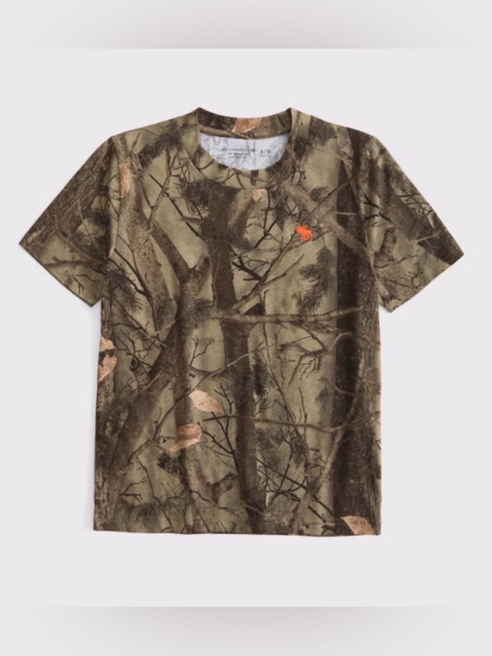 Abercrombie & Fitch Kids Olive Camo Short-Sleeve Tee